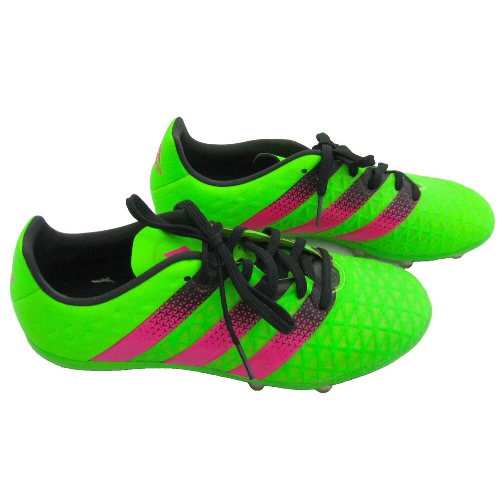 Adidas Ace 16.1 Mens Size 6 Soccer Shoes Cleats Neon Green Futbol Boots